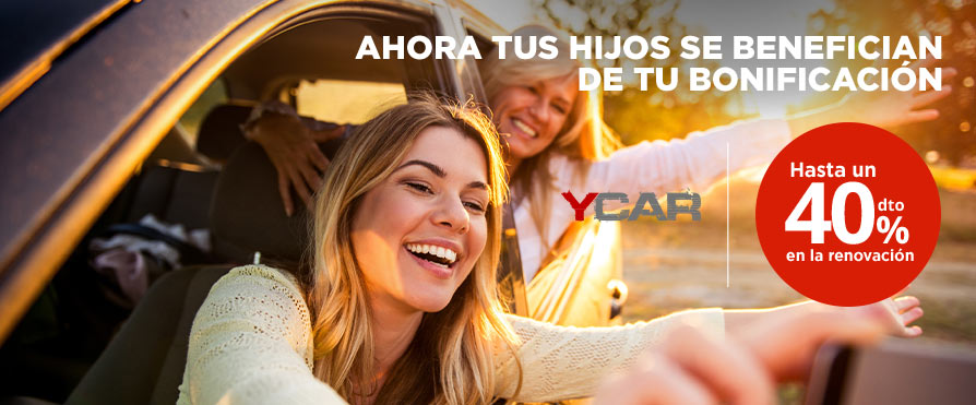 Seguro de coche YCAR para jóvenes
